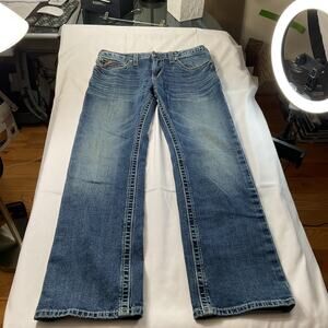 Ariat Men's M7 Rocker Slim Straight Leg Jeans- Size 31/30- Silverton Wash